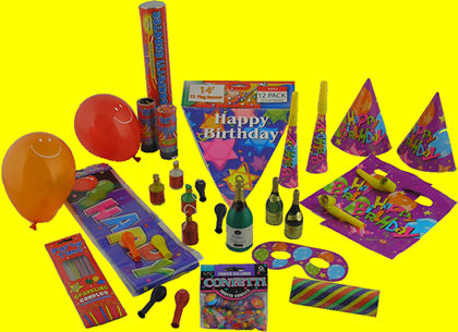 Add a instant party pack to your balloon in a box