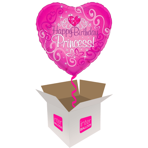 Happy Birthday Princess! Heart & Swirls - only £15.99
