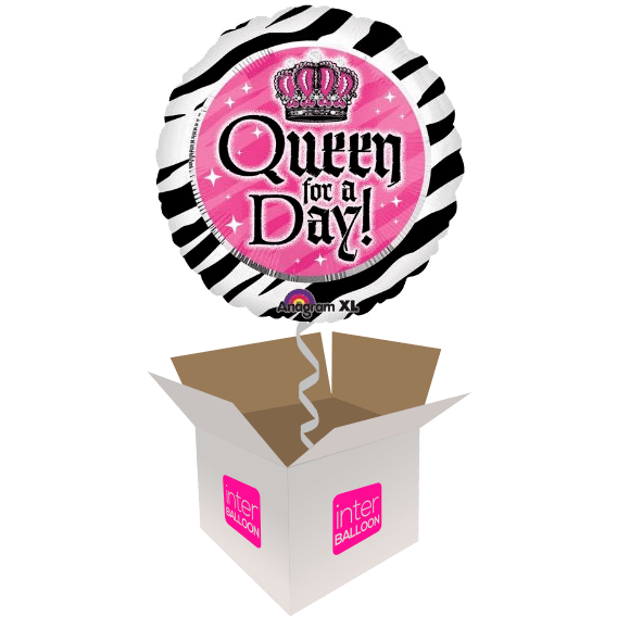 Zebra Pattern Queen For A Day - Sorry but this balloon is sold out