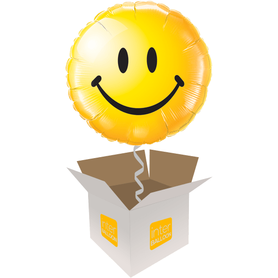 Shiny Yellow Smiley Face - Sorry but this balloon is sold out