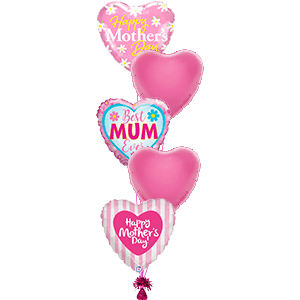 Five Mother's Day Balloons (designs may vary) - Sorry but this balloon is sold out