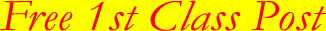 Free 1st Class Post!