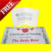 We offer a Half Priced Name-a-Rose Gift!