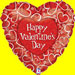 Valentines Day Helium Balloons in a Box